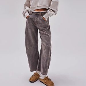 Free People • Grey Corduroys